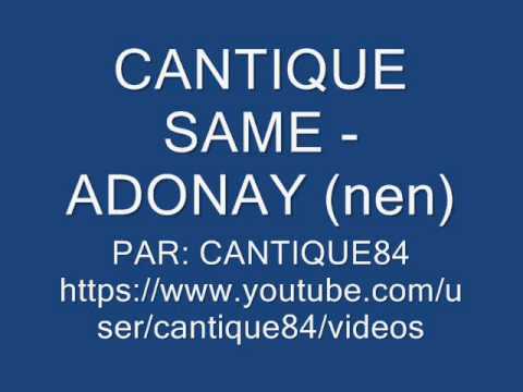 CANTIQUE SAME - ADONAY