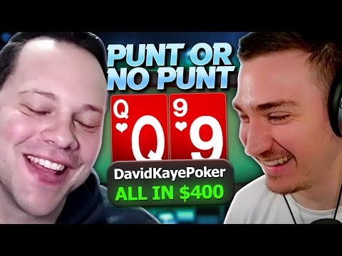 DavidKayePoker is SENDING IT at 500NL?! | Punt or No Punt?! @davidkayepoker
