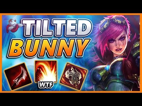 *MOST STRESSFUL GAME* I TILT SOOO HARD (PISSED BUNNY) - BunnyFuFuu URF