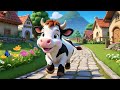 Baby Cow Goes Moo Moo Moo Fun Farm Song For Kids Toddler Moo Rhyme With Baby Cow Sounds