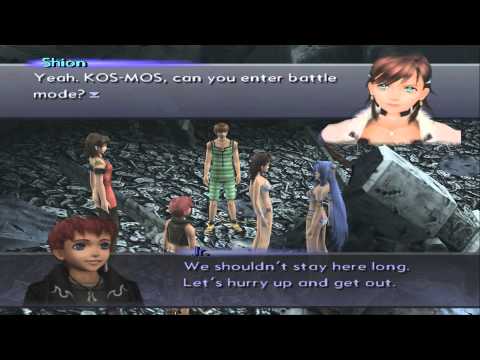 Xenosaga III HD Cutscene 080 - Escape from the Facility (CAT Testing Gr.) - JAPANESE - SWIMSUIT MODE