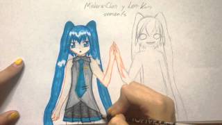 Bad Apple feat. Miku Mood Dark (Speedpaint 初音ミク)