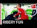 Joker Ribery Plays Trick on Heynckes During Substitution