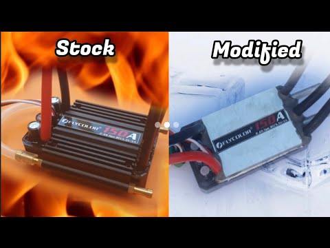 RC boat DIY how to: Improve your Flycolor esc cooling