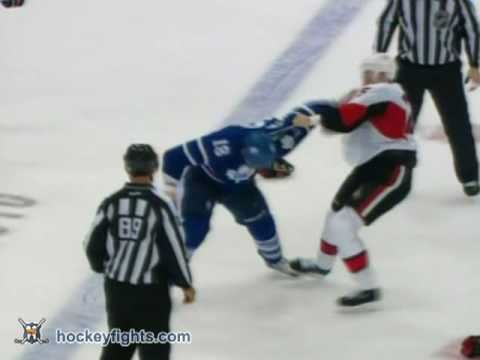 Chris Neil vs Mike Brown