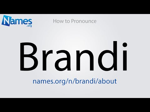 How to Pronounce Brandi