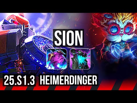 SION vs HEIMERDINGER (TOP) | KR Diamond | 25.S1.3