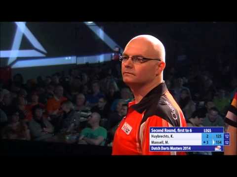 Mansell 154 finish - Dutch Darts Masters 2014