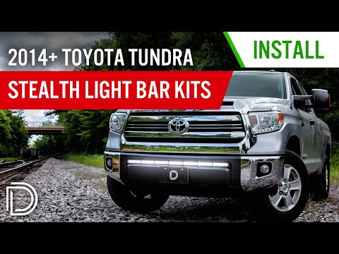 How to Install 2014+ Toyota Tundra Stealth Light Bar Kit | Diode Dynamics