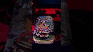 Reprinted Prismatic Tins😍 #pokemon #shorts #pokemoncards #rippingpacks #collectiblecards #short
