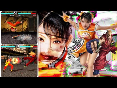 ling xiaoyu with paul phoenix moves gameplay (tekken 3 arcade version)