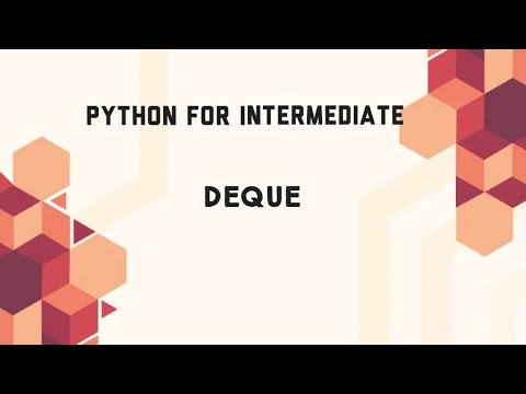 Deque In Python Code Initiatives