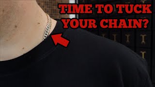 Tuck your GOLD chain in and thank me later!