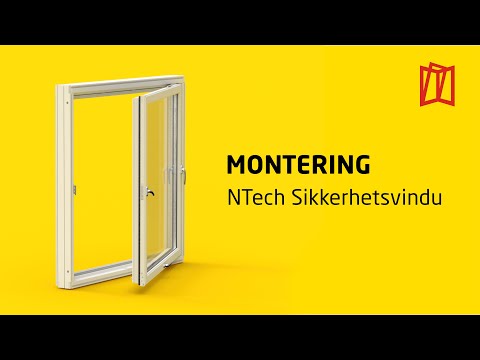 Sikkerhetsvindu NorDan 2-veis Innadslående 2-Fag