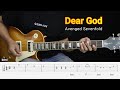 Dear God Avenged Sevenfold Guitar Instrumental Cover Tab