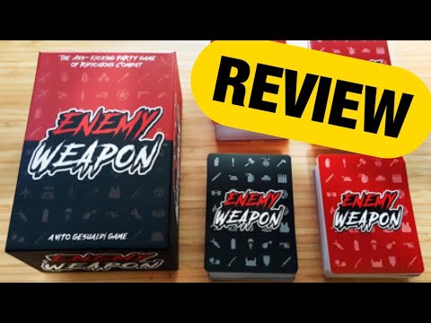 DBPG: Enemy Weapon - The A**-Kicking Party Game of Ridiculous Combat - A Vito Gesualdi Game - Review