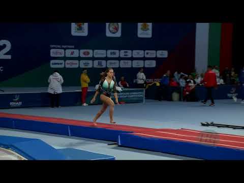 GRACIO Ines (POR) W - 2022 Trampoline Worlds, Sofia (BUL) - Q Tumbling Exercise 2