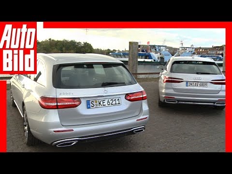 Audi A6 Avant vs Mercedes E-Klasse T-Modell (2018) Test / Details / Review