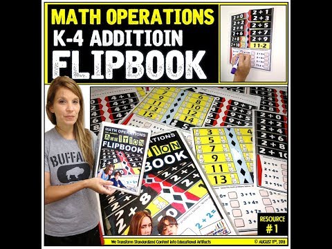 Back To School Flip Book Math Fun