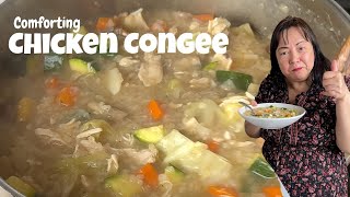 Chicken Congee with Vegetables