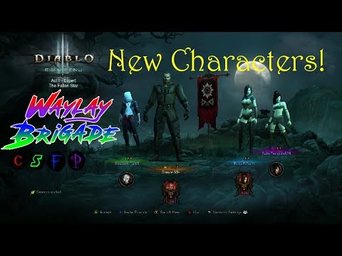 New Characters! | Let's Play Diablo 3 | Part 1 | Multiplayer | Coop | Diablo 3: Reaper of Souls