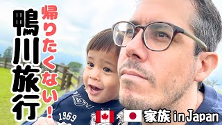 【日加家族の日本旅行】雨でも楽しい！マザー牧場＆子連れに最高のホテル｜鴨川旅行1日目