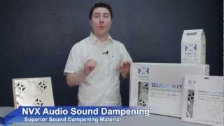 NVX Audio Sound Dampening | Test & Installation Demo