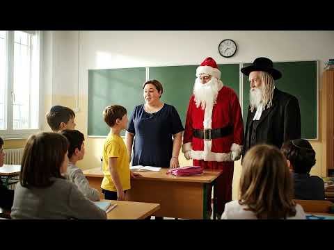 BARZELLETTA👉 “Babbo Natale e l'Ebreo" 🤣 | Video AI divertente #barzellette