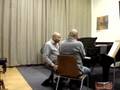 Composer Robert Owens in rehearsal