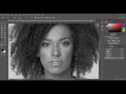 Masking Difficult Hair Using Alpha Channel
