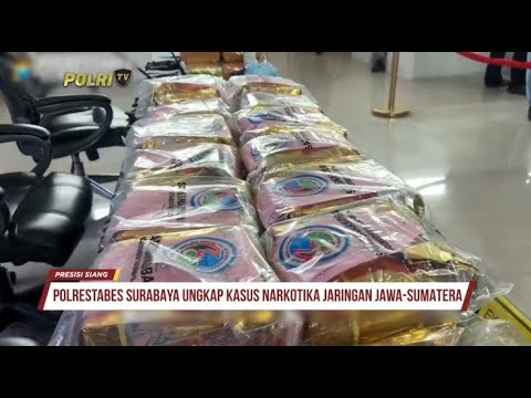 POLRESTABES SURABAYA RILIS PENGUNGKAPAN JARINGAN NARKOBA