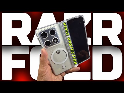FNTCASE for Motorola Razr Fold Case: [Hinge Protection] Translucent Matte Cases [Compatible with Magsafe] Military Grade Shockproof Protective Phone Cover video review thumbnail
