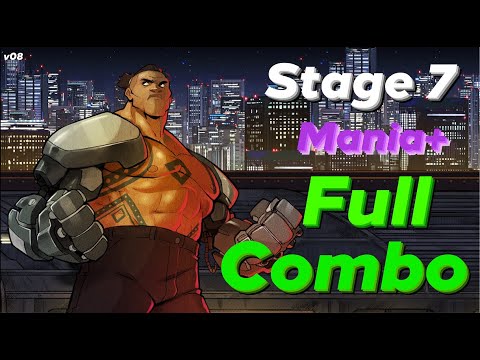 Streets of Rage 4 Floyd - Stage 7 Mania+ Full Combo - v08 update