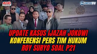 Download lagu 🔴 Live | Update Kasus Ijazah Jokowi !! Konferensi Pers Tim Hukum Roy Suryo Soal P21 mp3