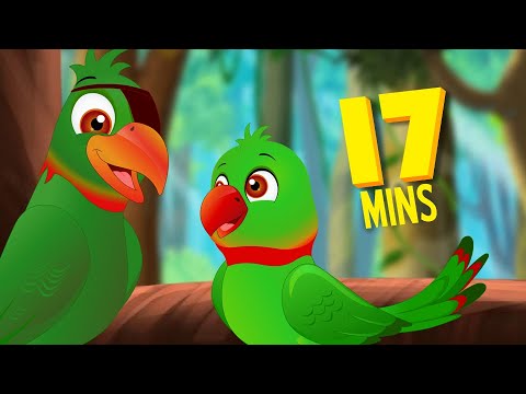 दो तोते की कहानी - Moral Stories | Hindi Stories for Children | Infobells