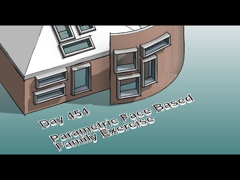 Everyday Revit (Day 454) - Parametric Face Based Family Exercise