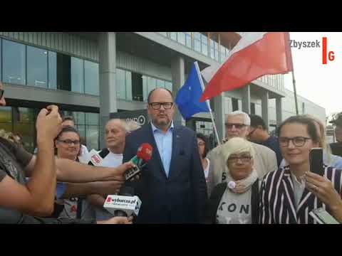 Oficjalne przywitanie oficjeli PiS.