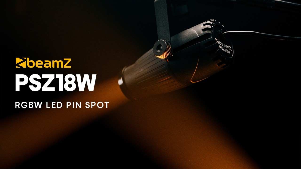BeamZ PSZ18W LED Pin Spot 18W RGBW Zoom taškinis prožektorius