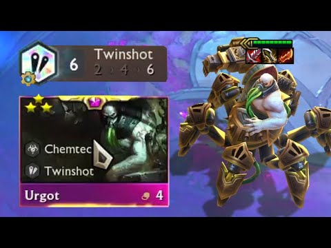 Twinshot Urgot 3 star ⭐⭐⭐ | TFT Set 6 PBE