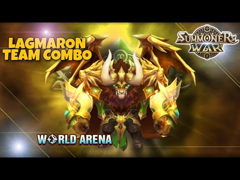 Lagmaron Team Combo in World Arena - Summoners War