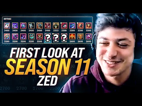 LL STYLISH | FIRST LOOK OF S11 ZED AND NEW ITEMS! PBE GAMEPLAY
