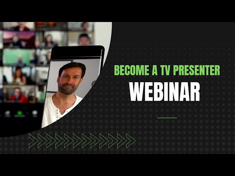 Become a TV Presenter Webinar training