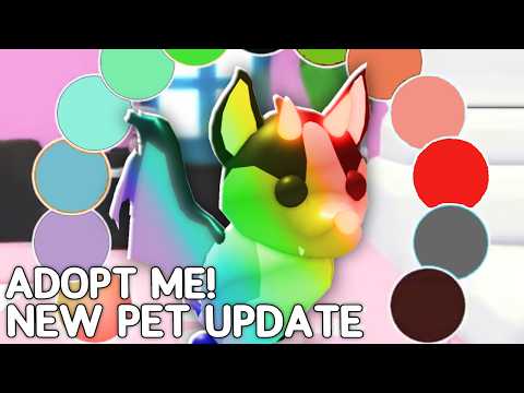 Adopt Me Mega Neon Colour Change Update!
