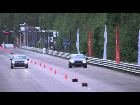 Thumbnail for Mercedes C63 AMG  vs BMW M5 F10 (Drag Race) by BMW