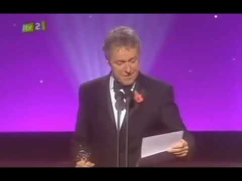 The Stig accepts Top Gear's award - National Television Awards 2008 - Most Popular Factual Programme
