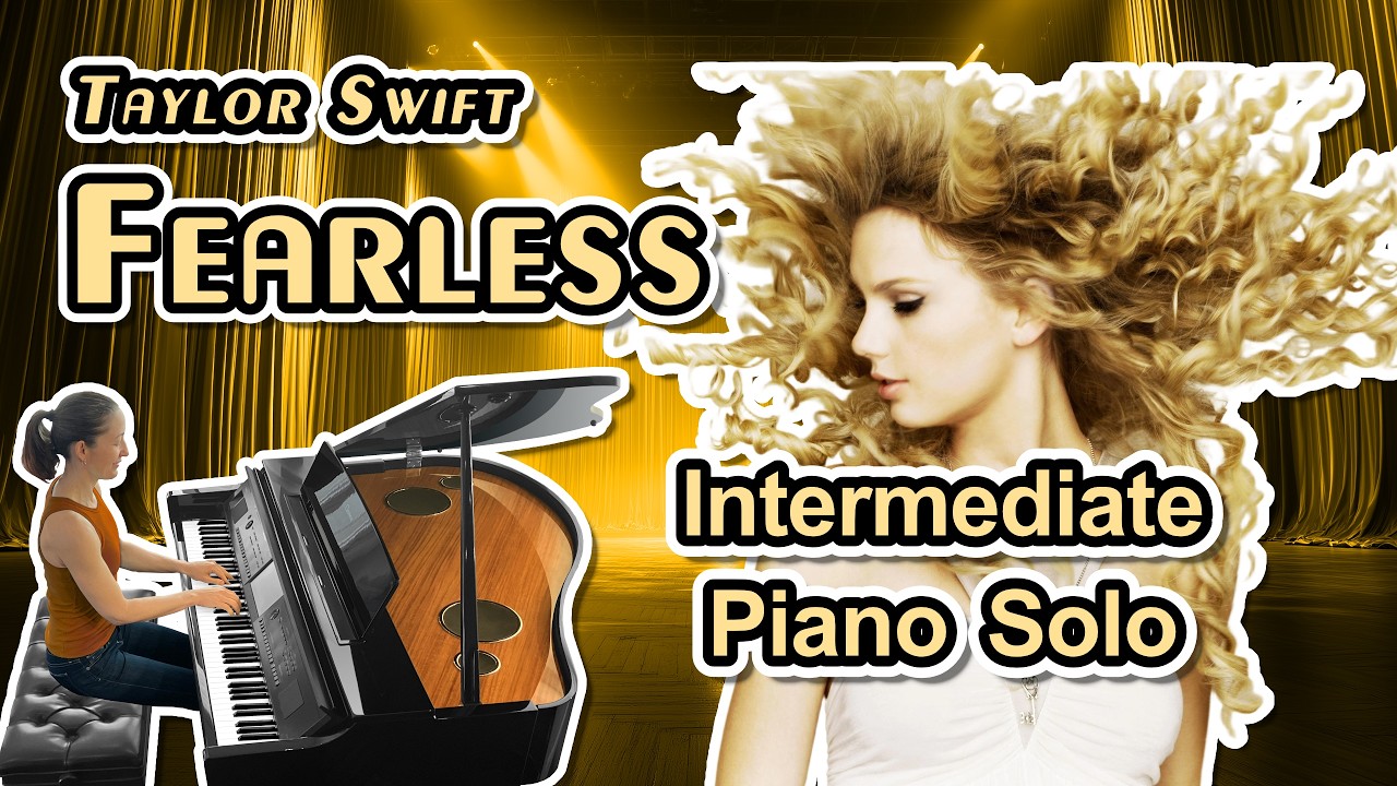 Fearless (Taylor Swift) Piano Sheet Music (Intermediate) Arranged by Jennifer Eklund