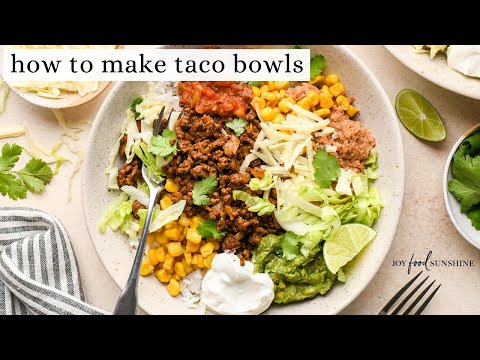 How to Make Taco Bowls
