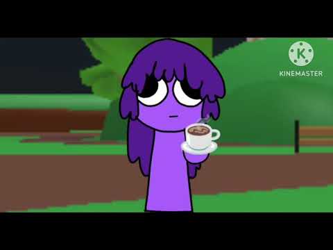 Vilo drinking hot chocolate 