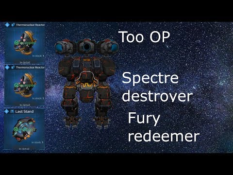 War Robots Fury Redeemer Compilation. Too OP. Spectre Destroyer. War Robots Test Server