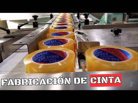 HOW ADHESIVE TAPE is made🏭 | Automated process